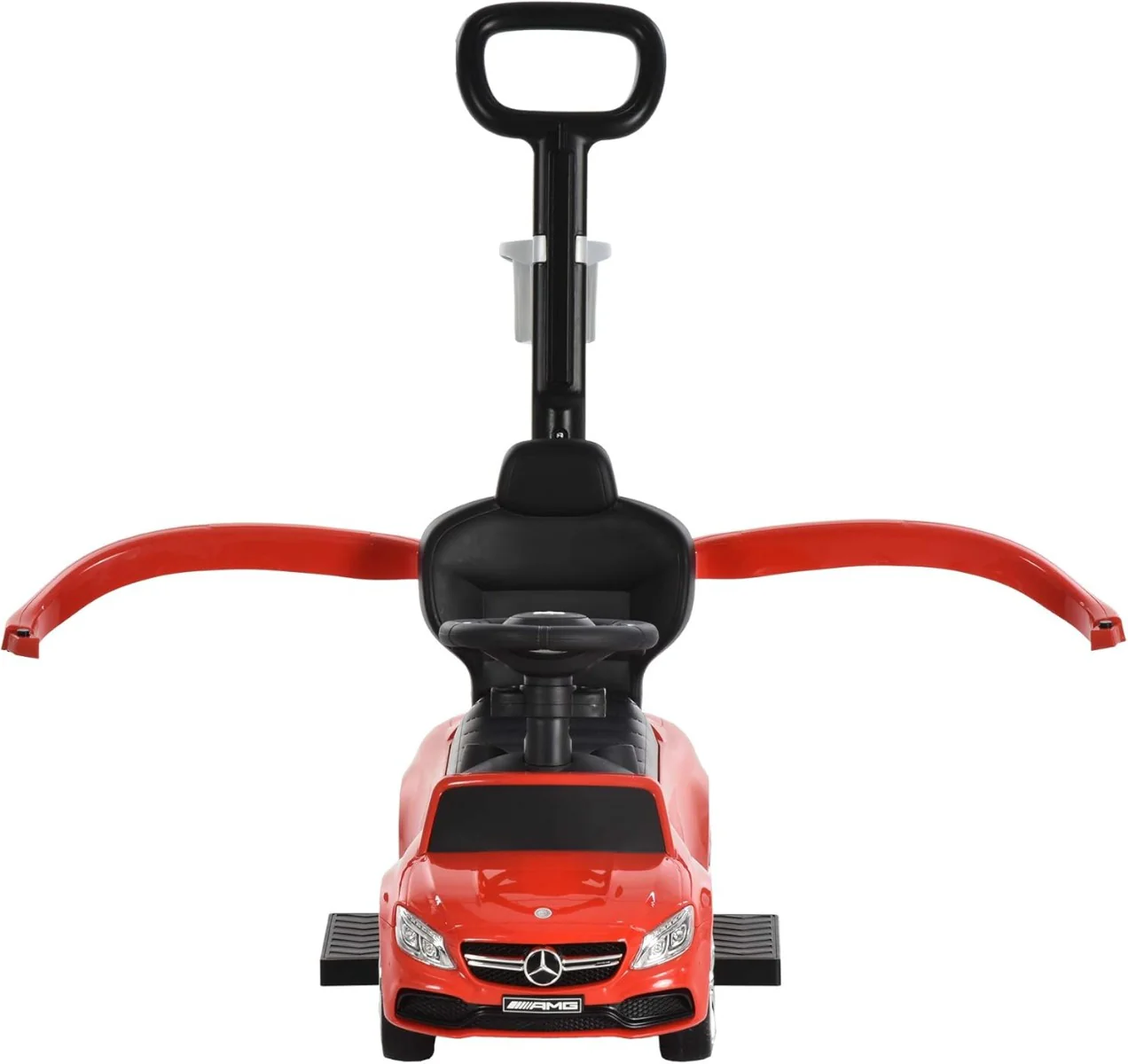 Mercedes-Benz Pushing Car Red 3288 - Image 4