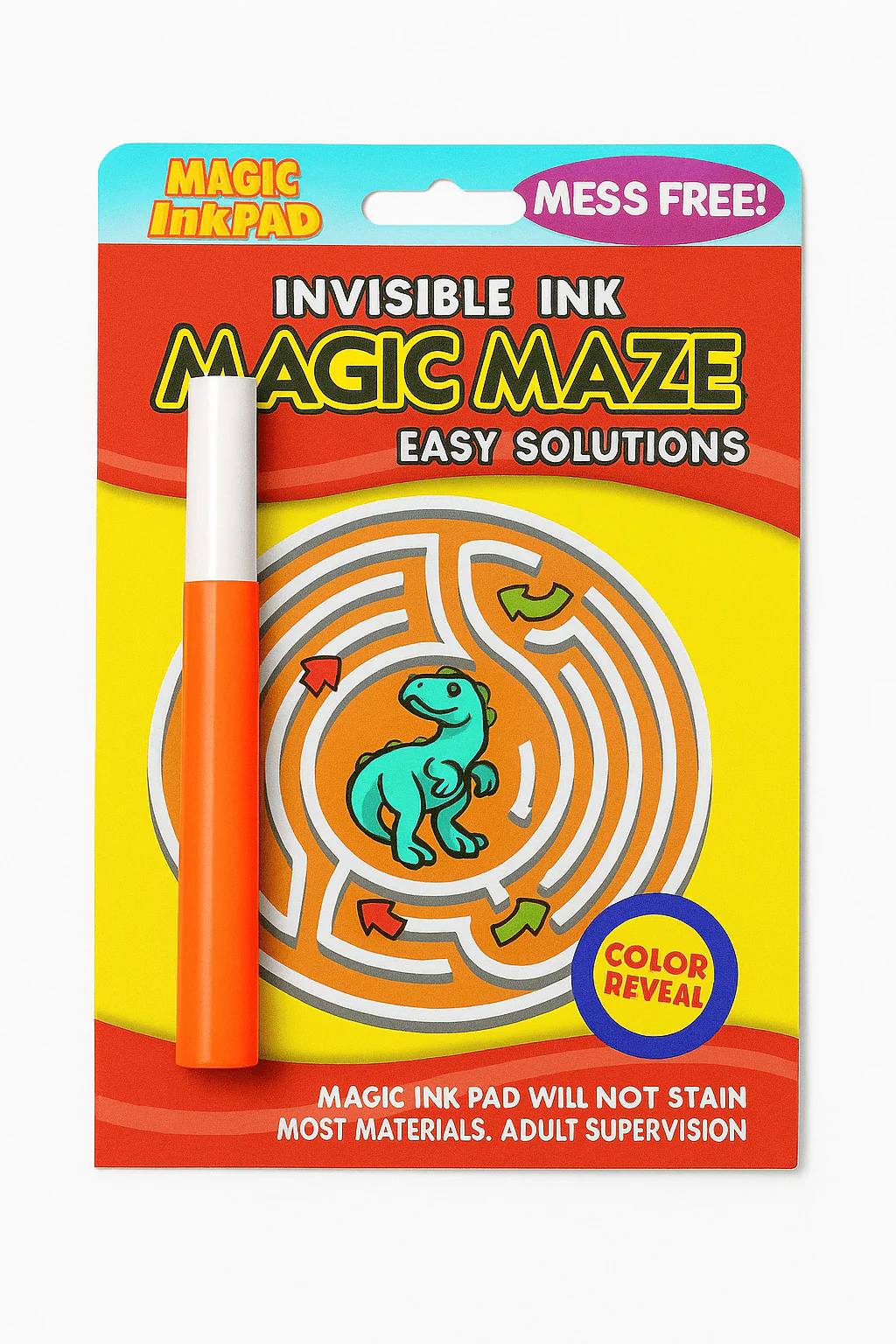 Mess Free Invisible Ink Magic Mazes Baby Dinosaurs MZ508