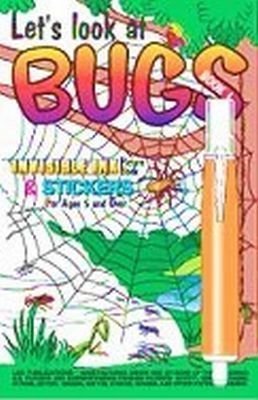 Mess Free Invisible Ink & Sticker Puzzles Busy World Bugs BB140
