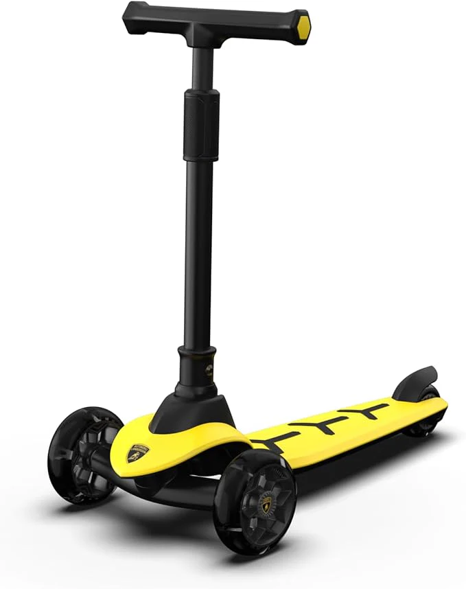 Mesuca Lamborghini 3-Wheel Scooter Yellow L3-LY - Image 2