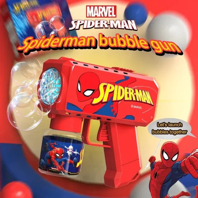 Mesuca Spiderman Bubble Gun With Bubble Liquid 76075 - Image 3
