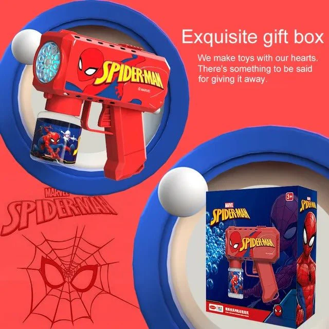 Mesuca Spiderman Bubble Gun With Bubble Liquid 76075 - Image 4