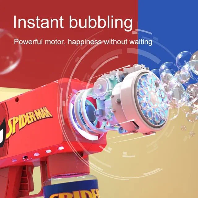 Mesuca Spiderman Bubble Gun With Bubble Liquid 76075 - Image 5