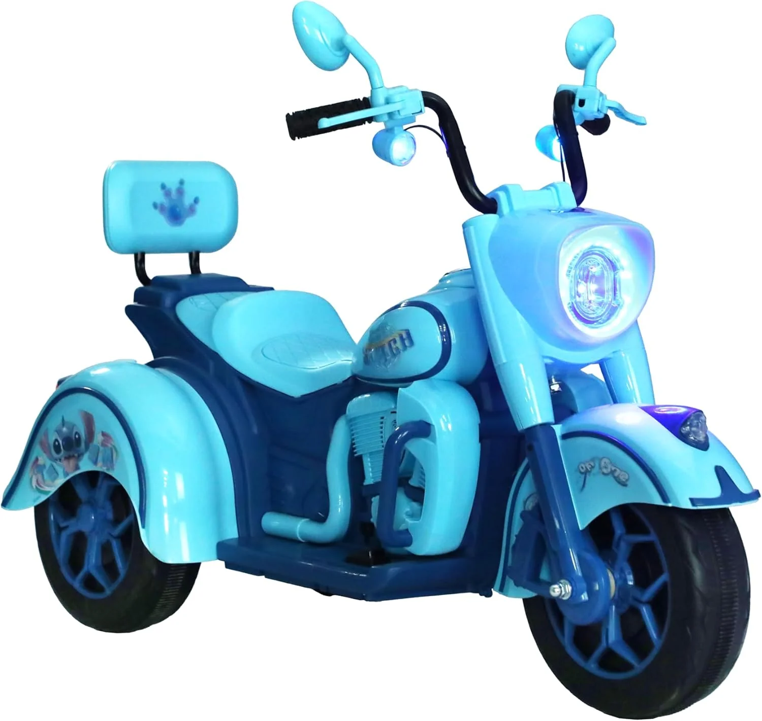 Mesuca Stitch Kids Electric Motorcycle Ride On DC41503-ST - Image 2
