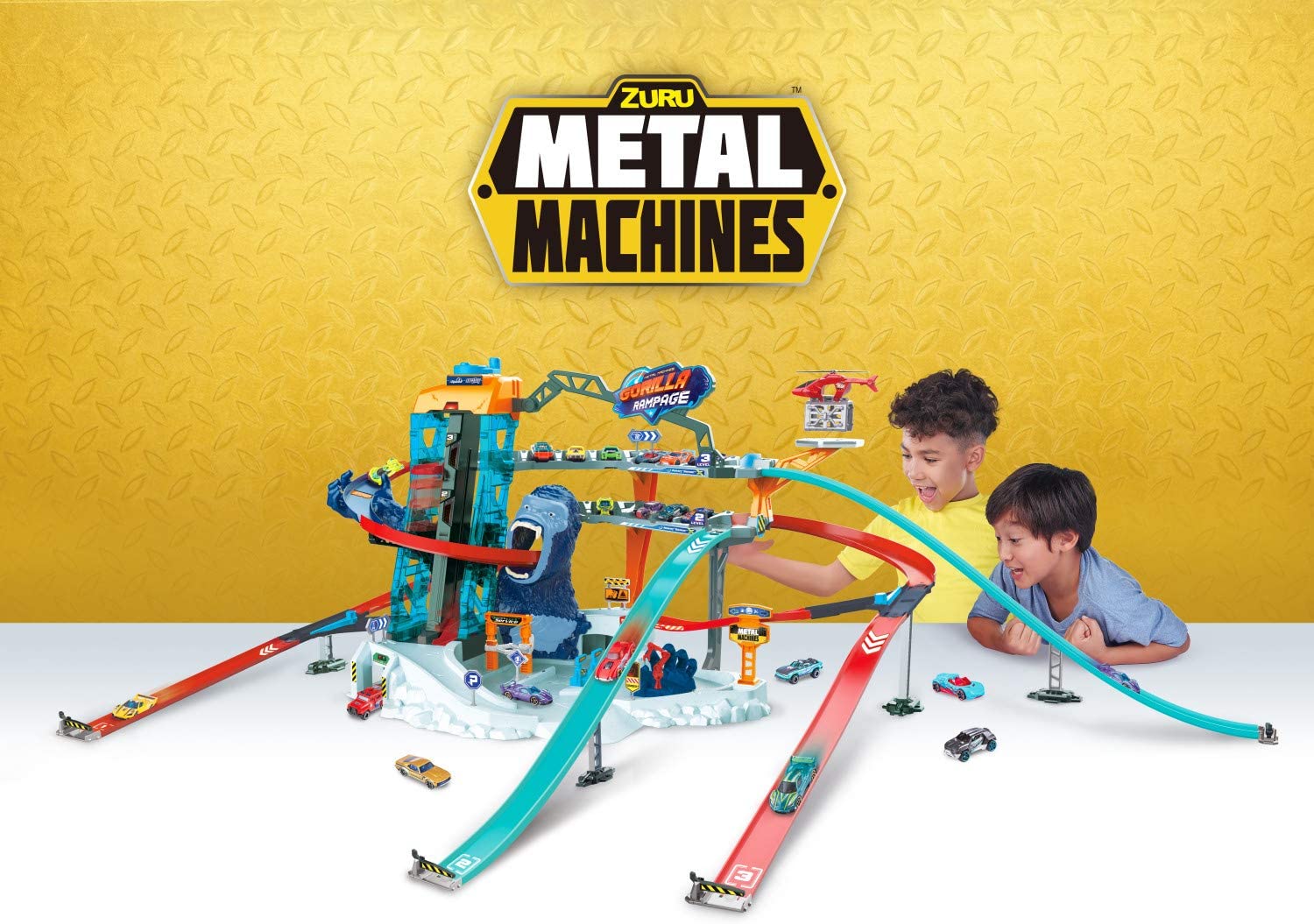 Metal Machines Gorilla Rampage Garage Playset 6726