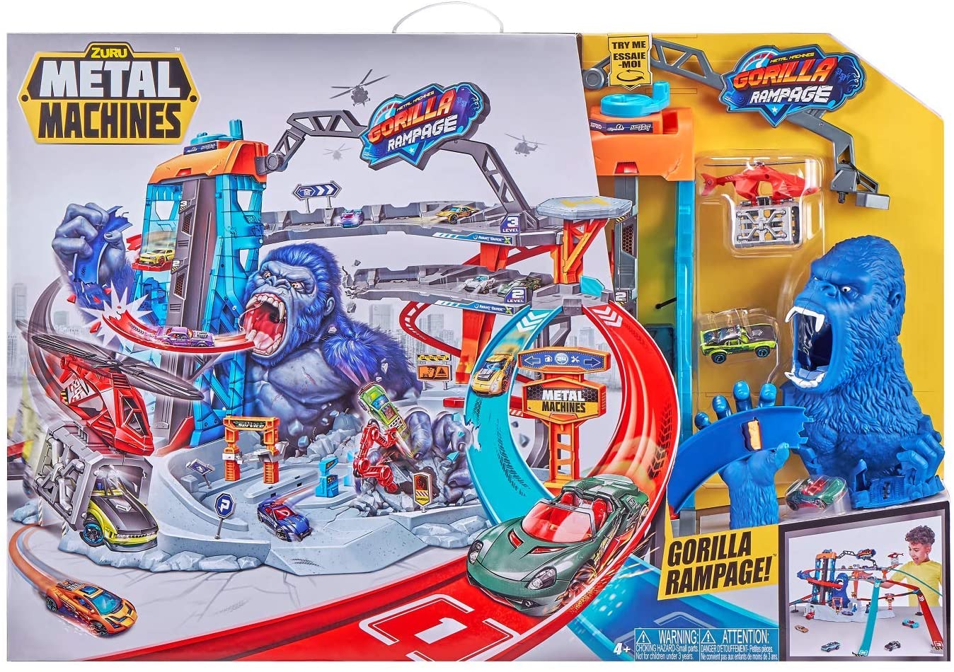 Metal Machines Gorilla Rampage Garage Playset 6726 - Image 4