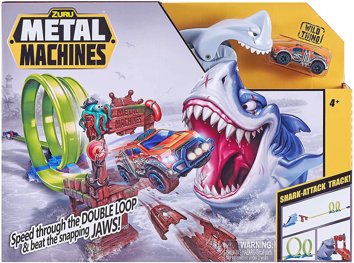 Metal Machines Shark Attack Track Set 6760 - Image 4