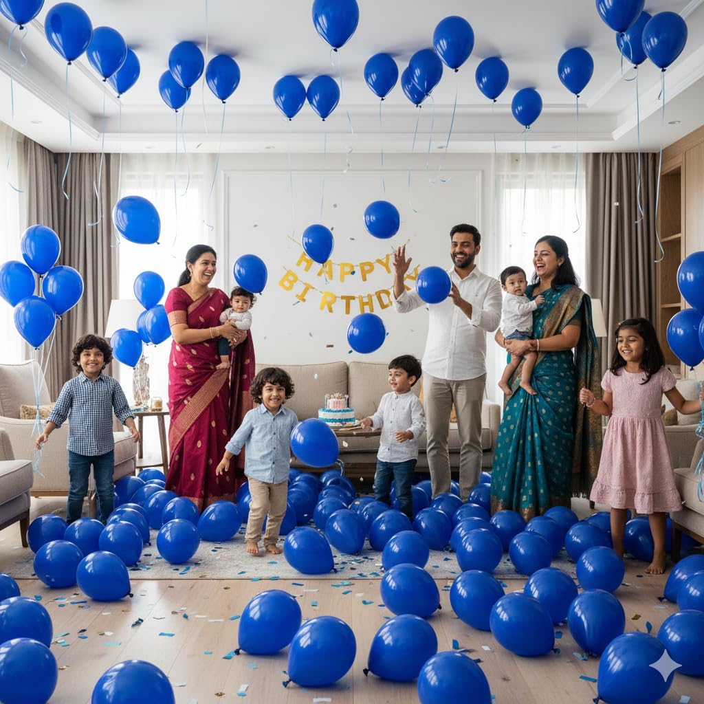 METALLIC BALLOON BLUE 18299 - Image 8
