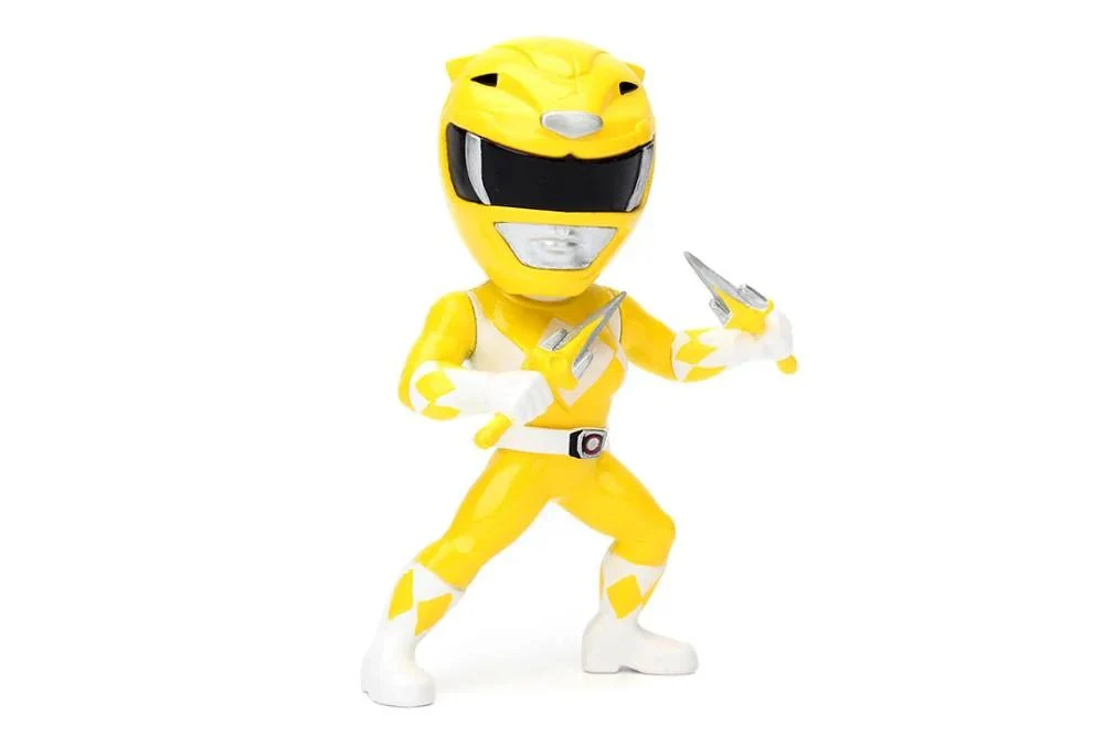 Metals Die Cast Mighty Morphin Power Rangers Yellow 98130 - Image 2