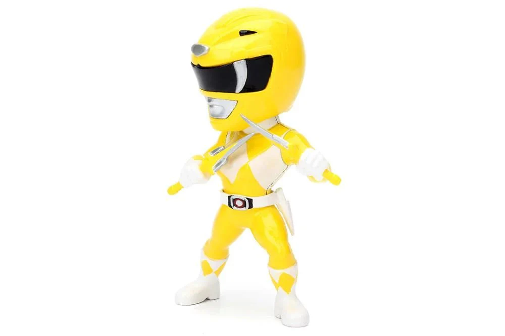 Metals Die Cast Mighty Morphin Power Rangers Yellow 98130 - Image 3