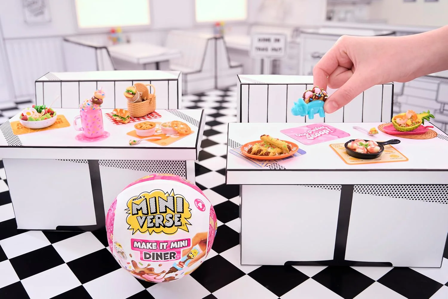 MGA's Miniverse Make it Mini Foods Diner MGA-546825 - Image 3