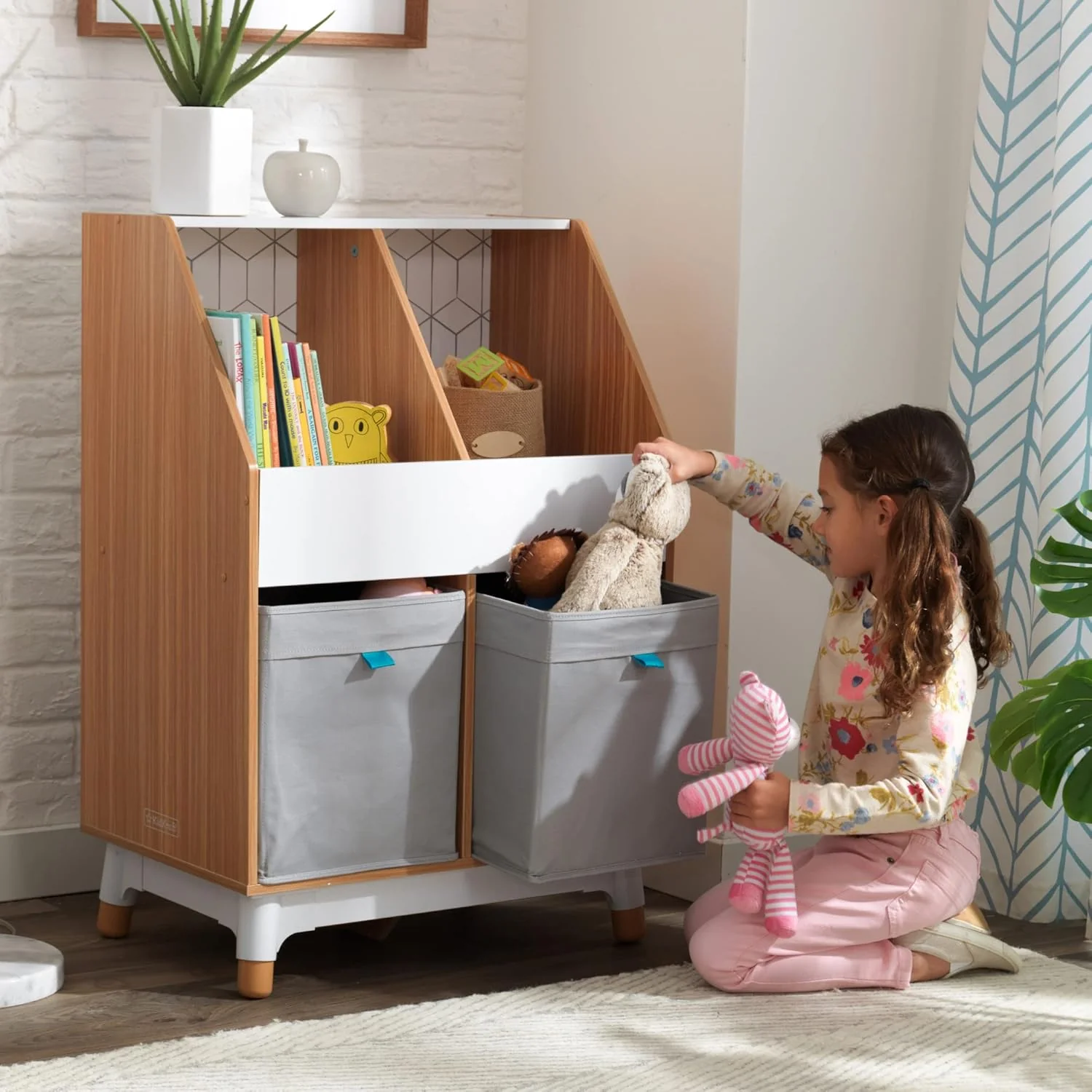Mid-Century Kid Bin Storage Unit - Image 2