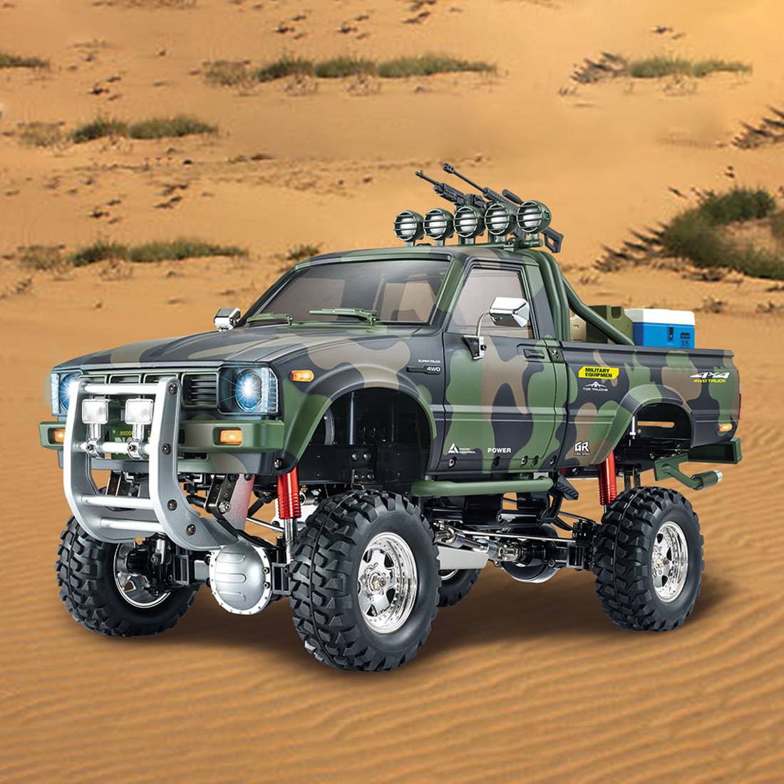 Middle East 4x4 Pickup 4WD Rally RC Car Military 1:10 - Image 8