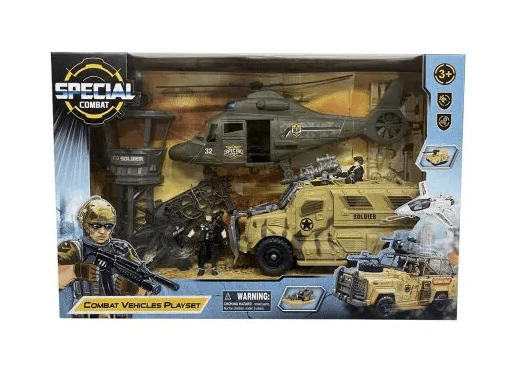 Military Set Special Combat Vehicles Playset H3109-46