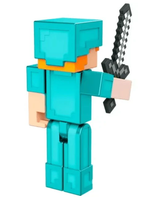 Minecraft Alex in Diamonds Armor Action Figure - Image 4
