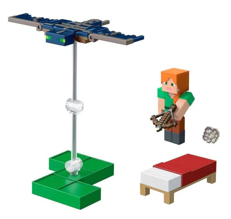 Minecraft Craft-A-Block Action Figure - Alex Vs Phantom HGN27/GTT53 - Image 2