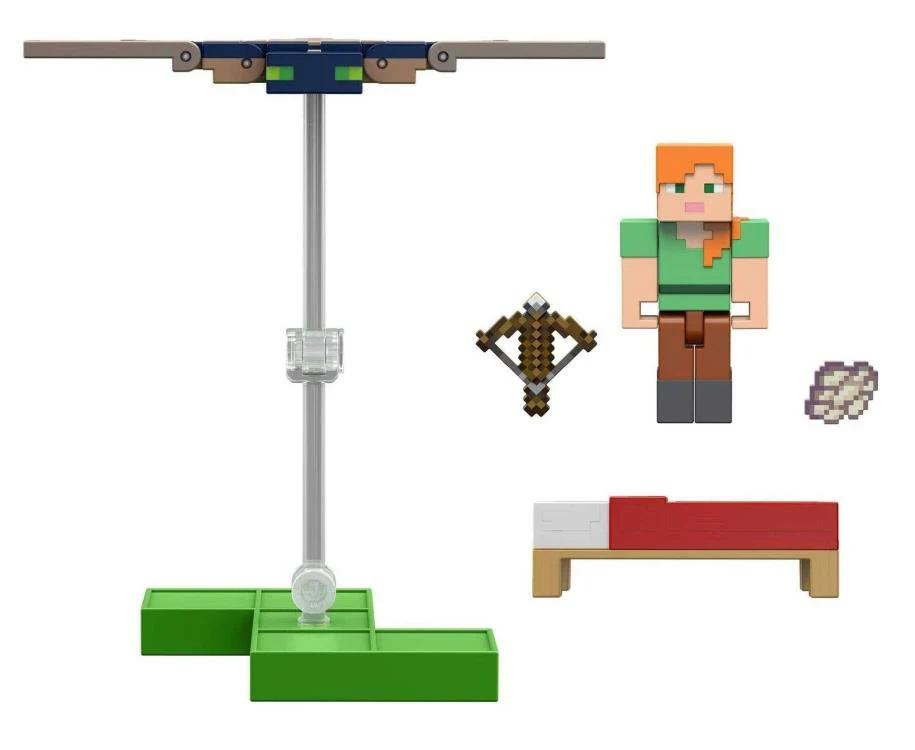 Minecraft Craft-A-Block Action Figure - Alex Vs Phantom HGN27/GTT53 - Image 3
