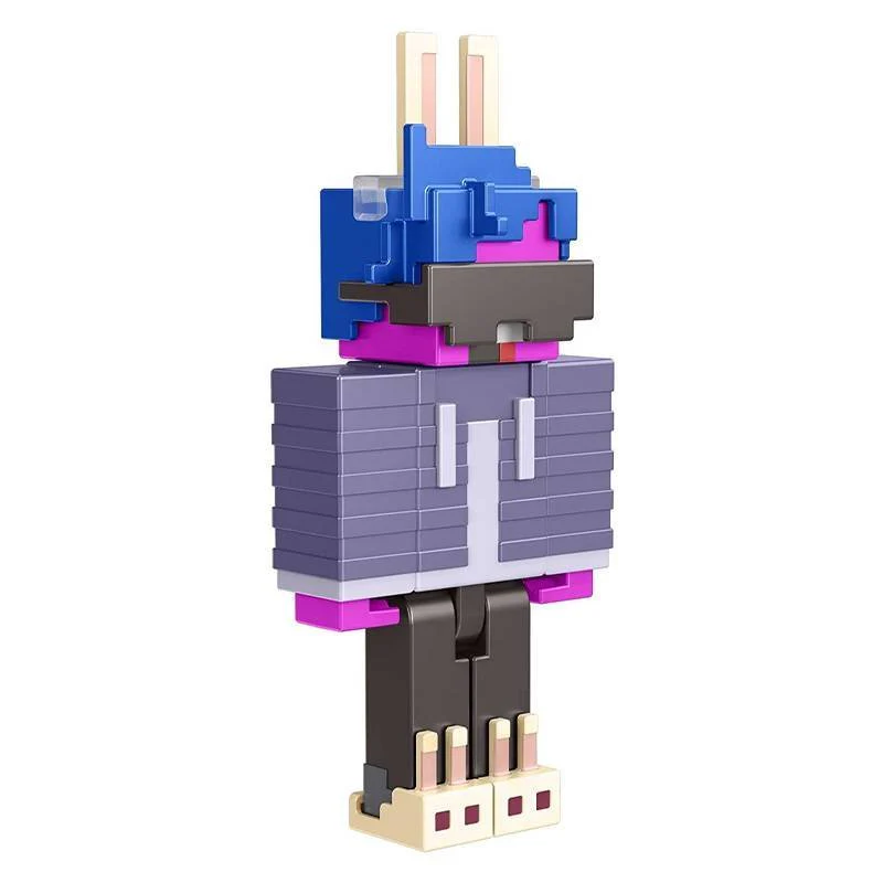 Minecraft Creator Series Action Figures - Bunny Slippers and Striped Tie HJG81/HJG79 - Image 2