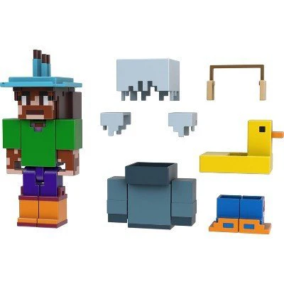 Minecraft Creator Series Action Figures - Fluffy Earmuffs and Inflatable Ducky HJG82/HJG79 - Image 2