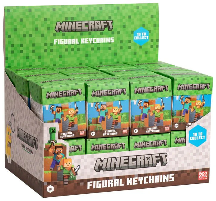 Minecraft Figural Keychains Blind Box Asstd. MC8007