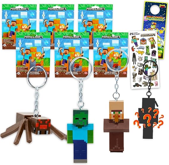 Minecraft Figural Keychains Blind Box Asstd. MC8007 - Image 4
