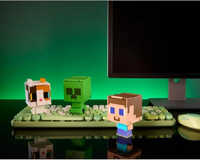 Minecraft Flippin Figures - Calico Cat HTL45/HTL43 - Image 6