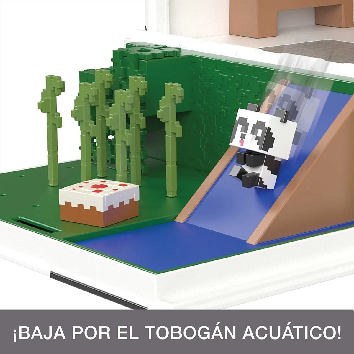 Minecraft Mob Head Minis Panda Playhouse Set HLL25 - Image 2