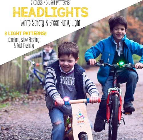 Mini Hornit Bike Light & Horn Blue and Red 7575REBU - Image 2