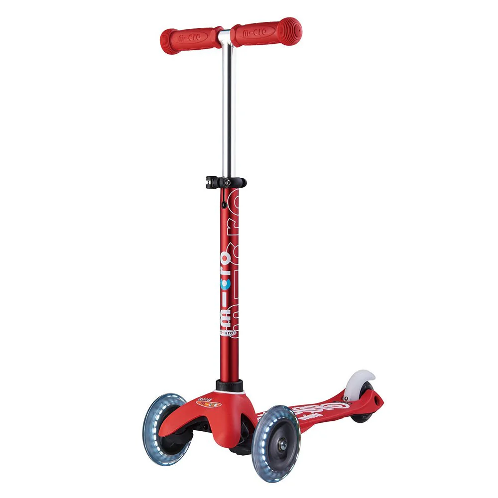 Mini Micro Deluxe LED Scooter Red MMD052