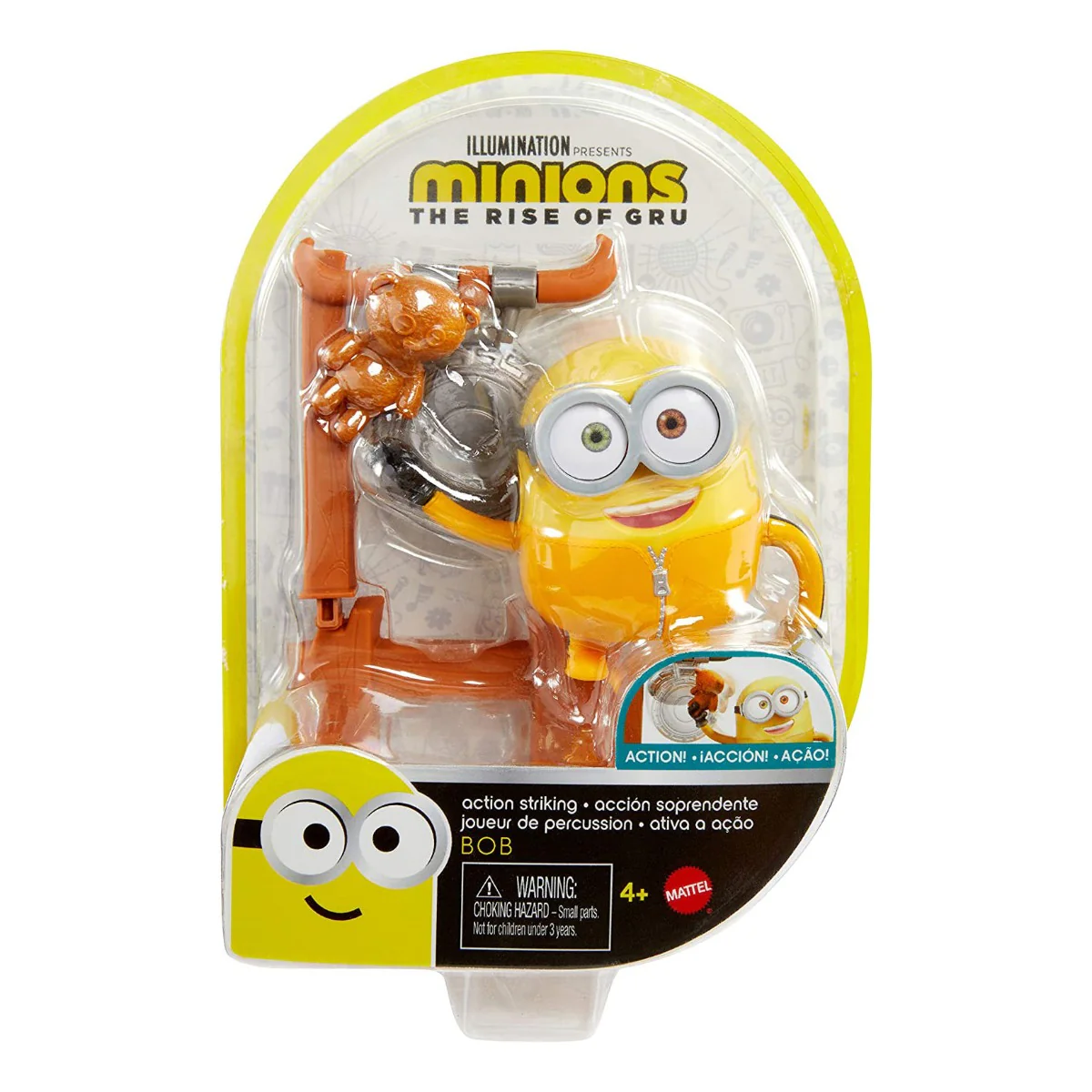 Minions Rise of Gru Action Striking Bob Action Figure GMD90 - Image 3