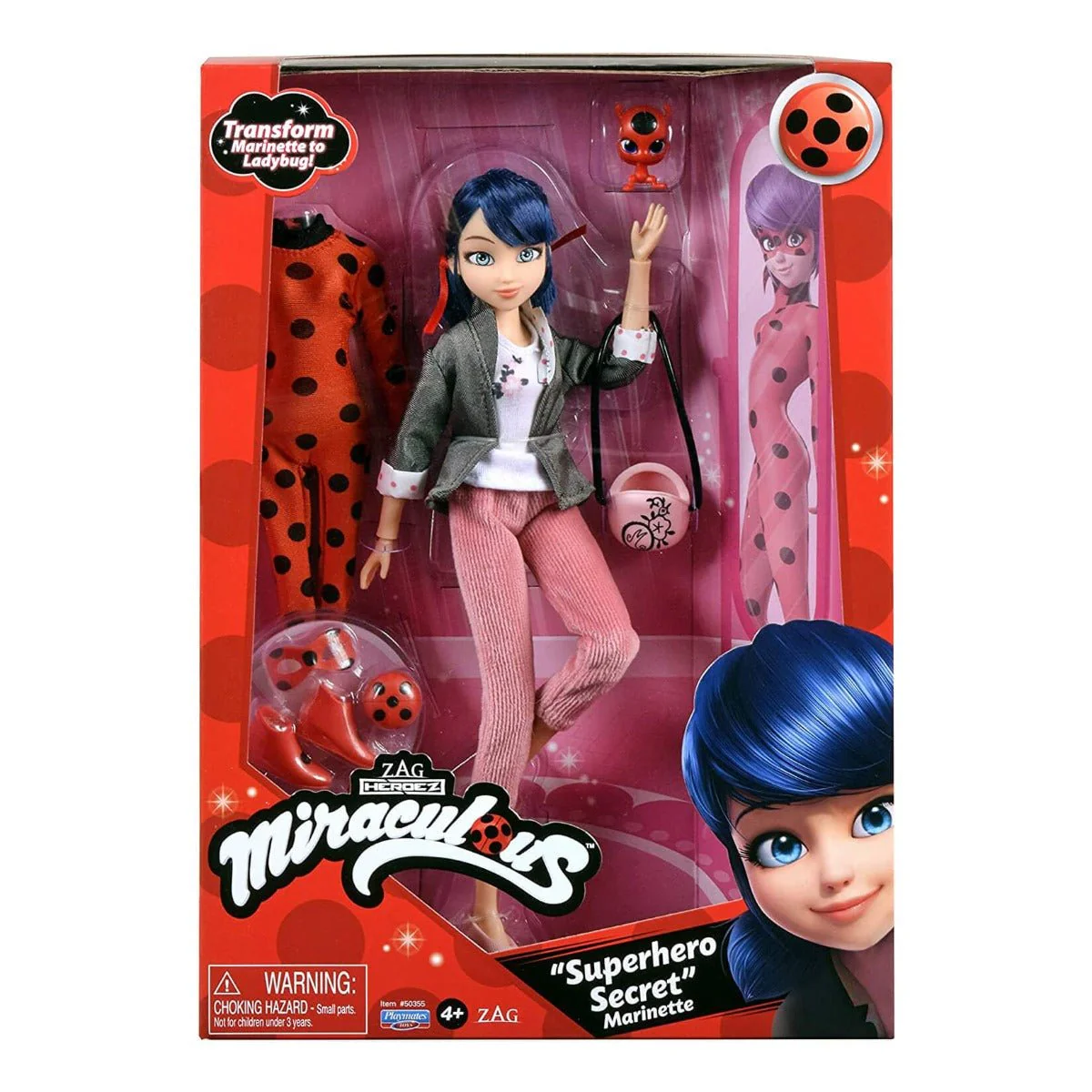 Miraculous Ladybug Superhero Secret Marinette Fashion Doll 50355 - Image 2
