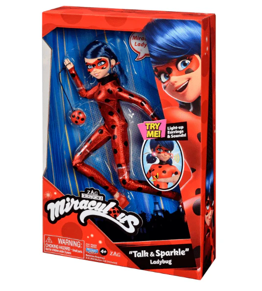 Miraculous Deluxe Feature Fashion Doll - Talk & Sparkle Ladybug 50251 - Image 3