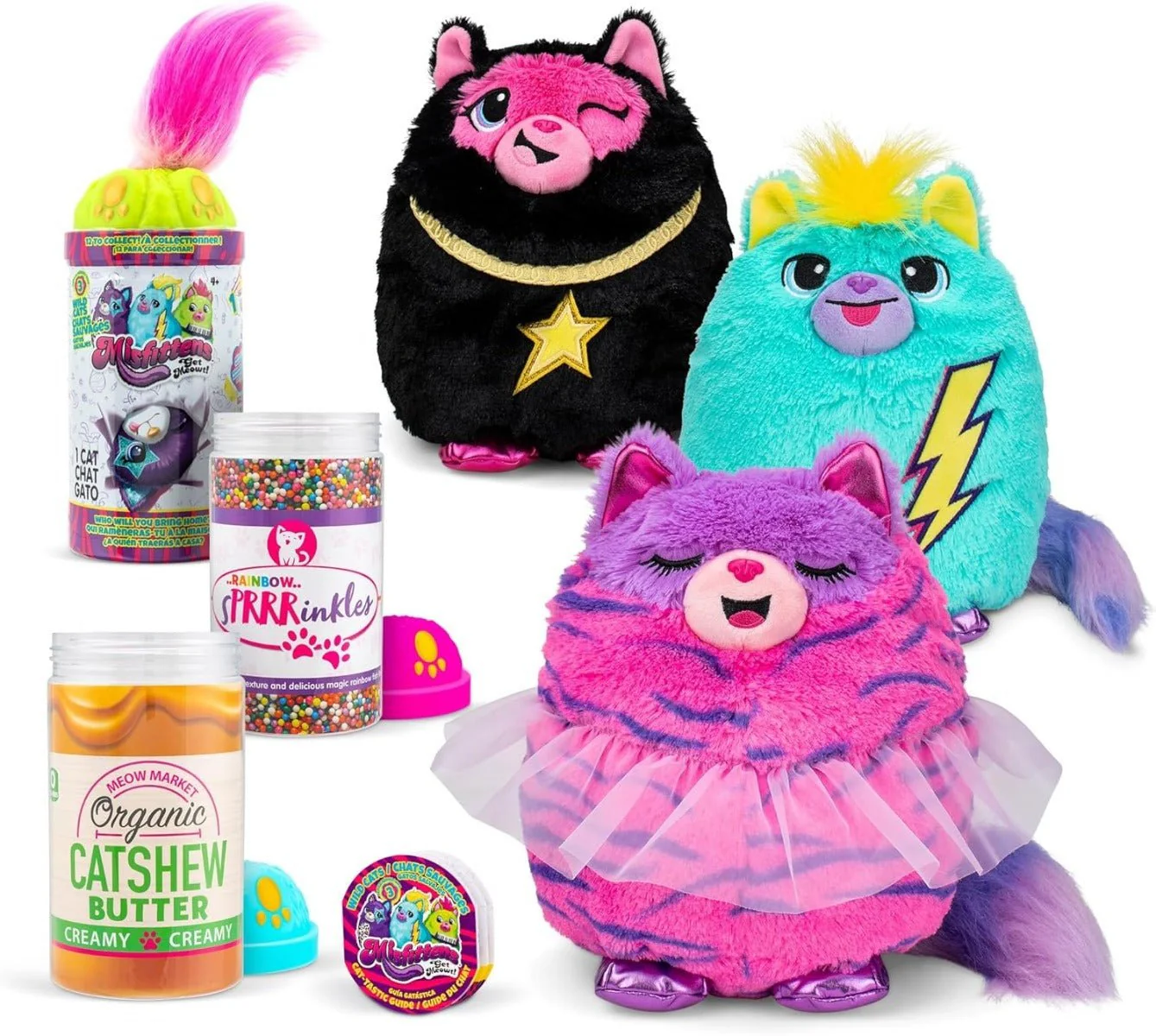 Misfittens Wild Cats Surprise Collectable Squishy Plush 03935
