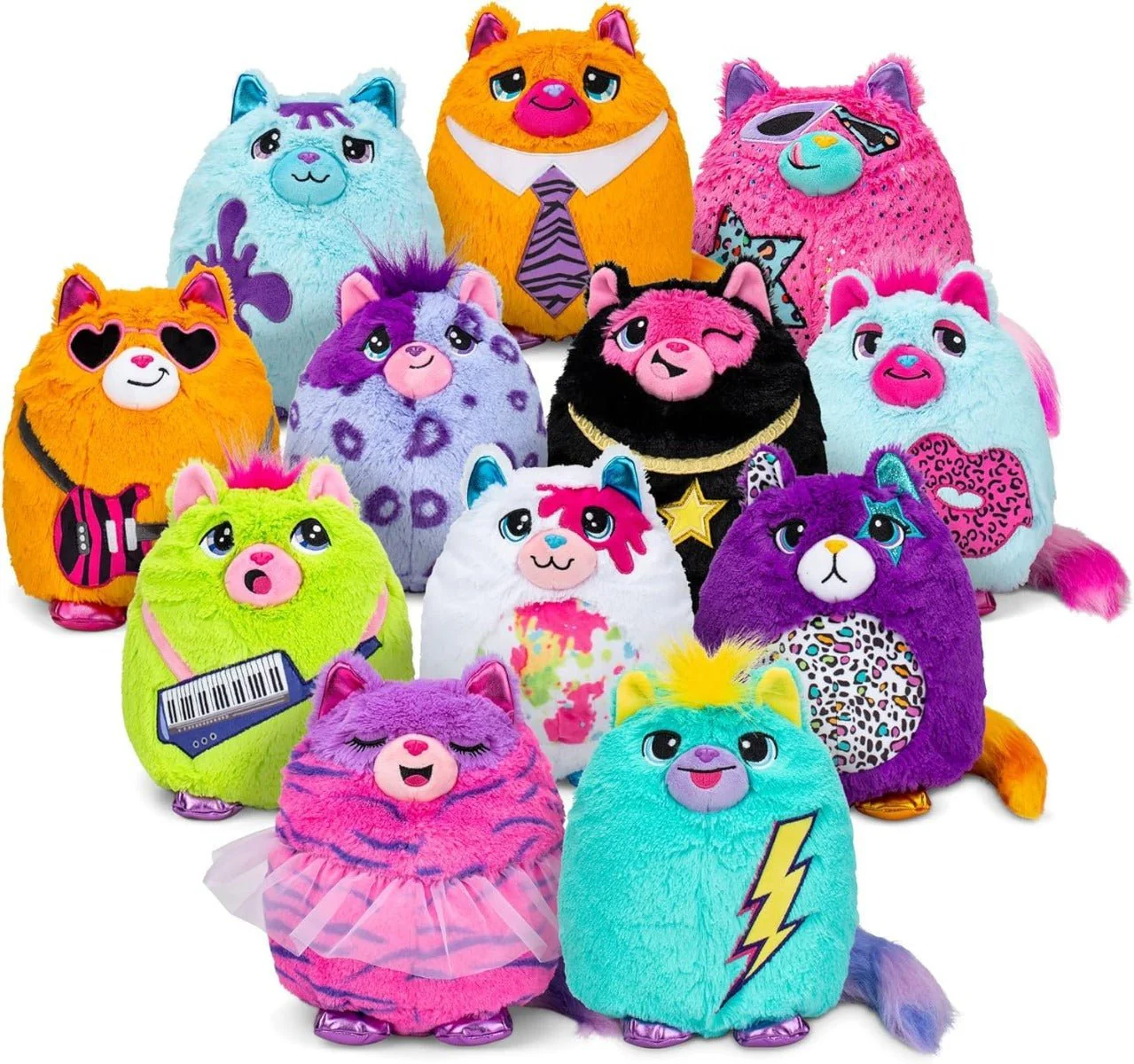 Misfittens Wild Cats Surprise Collectable Squishy Plush 03935 - Image 3