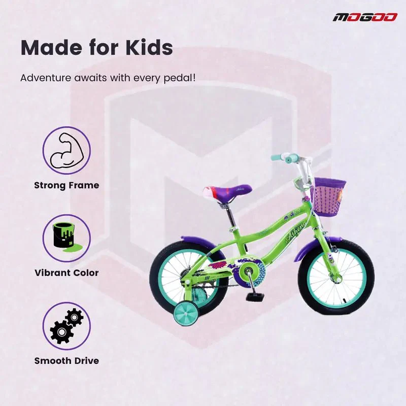 Mogoo Athena 20" Kids Bicycle – Shamrock Green - Image 3