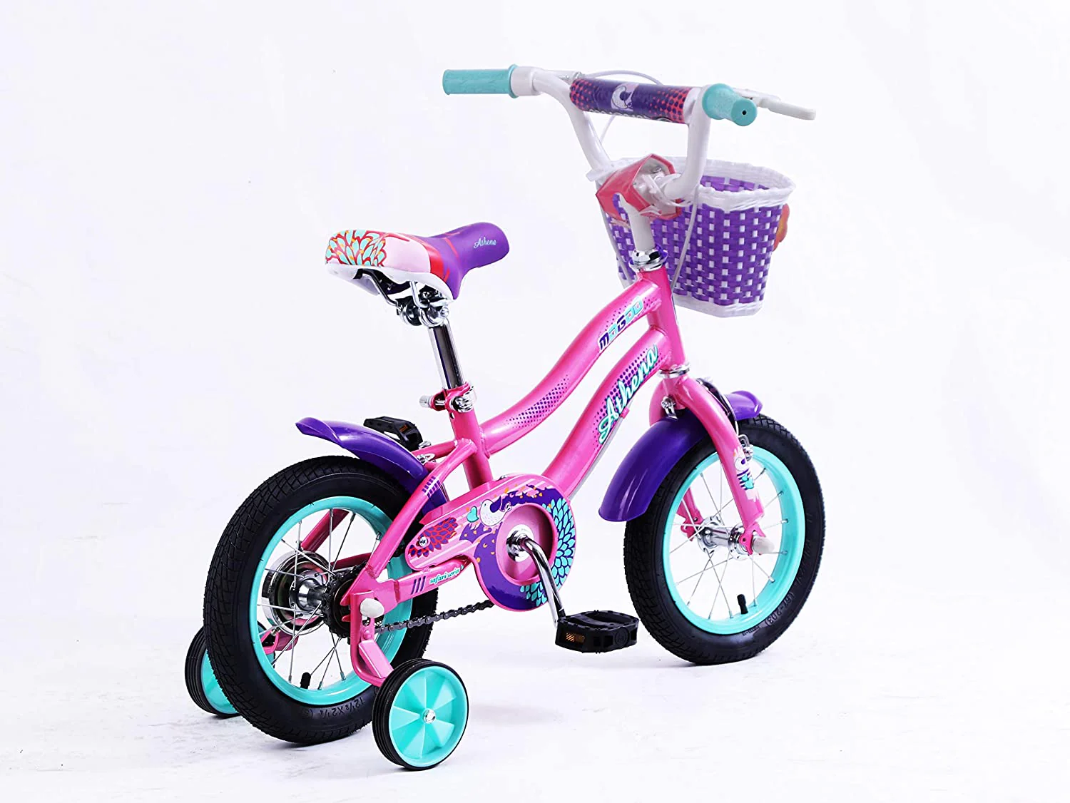 Mogoo Bicycle 12 Athena Dark Pink - Image 2