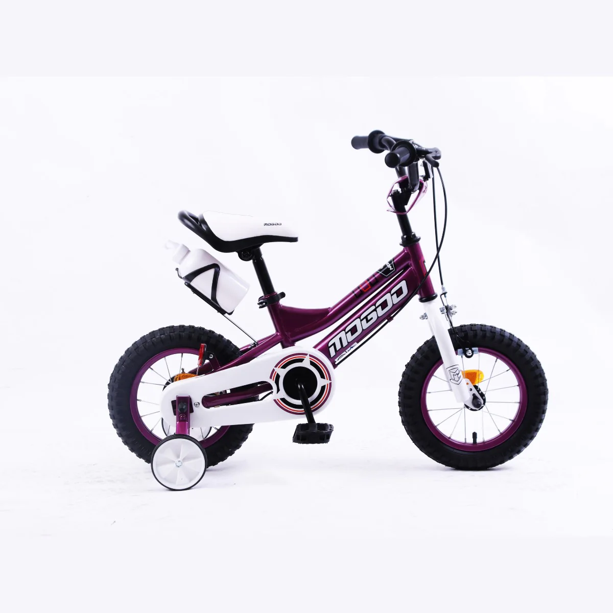 Mogoo Bicycle 12 Inch Bicycle Rayon Junior Purple - Image 2