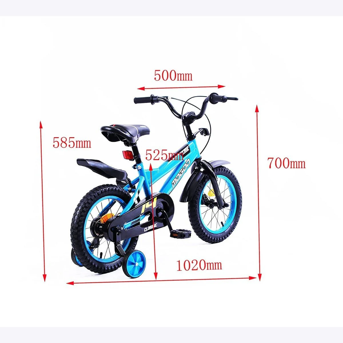 Mogoo Bicycle 14 Classic Blue - Image 5