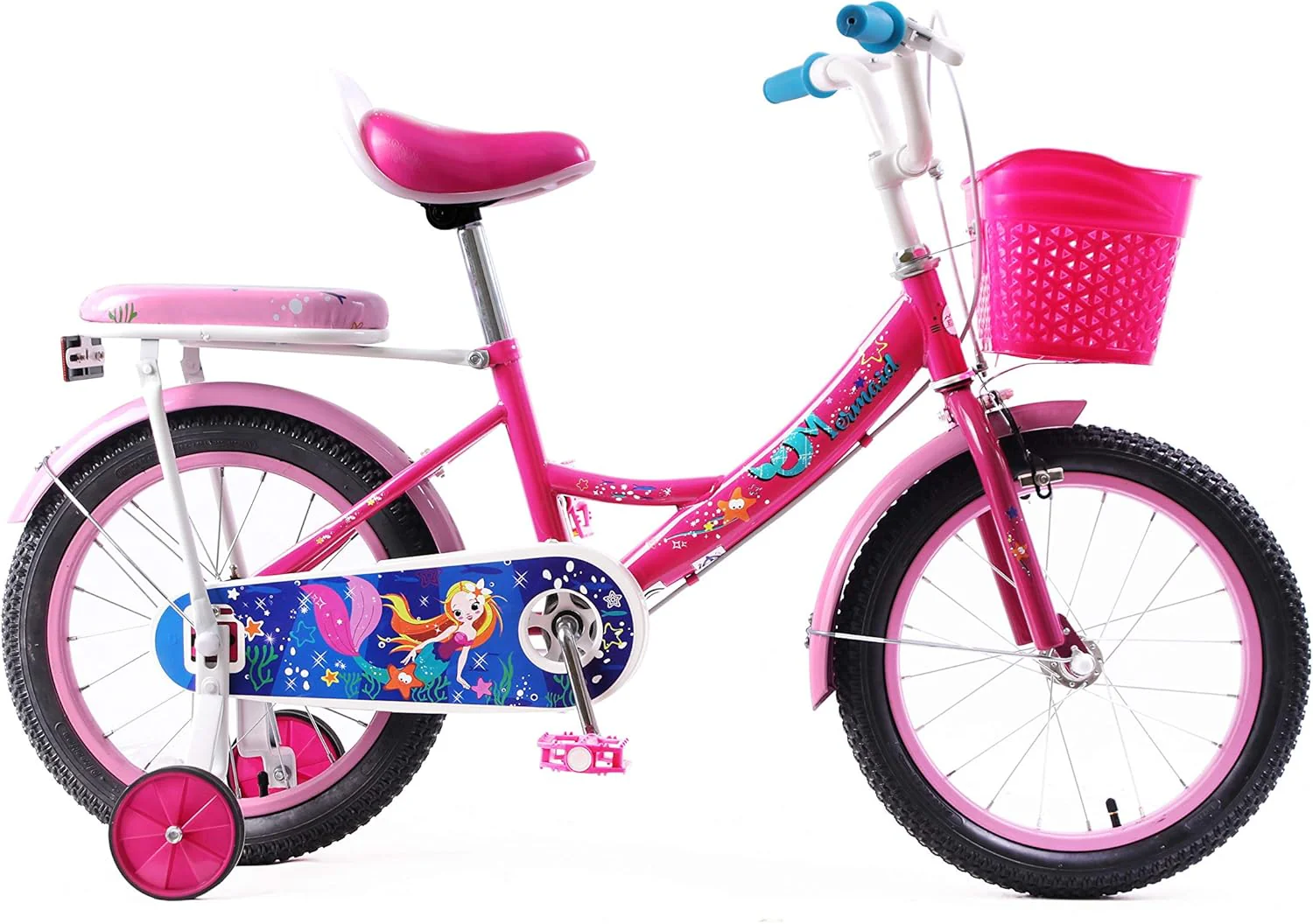 Mogoo Bicycle 16 Elgo Mermaid Dark Pink