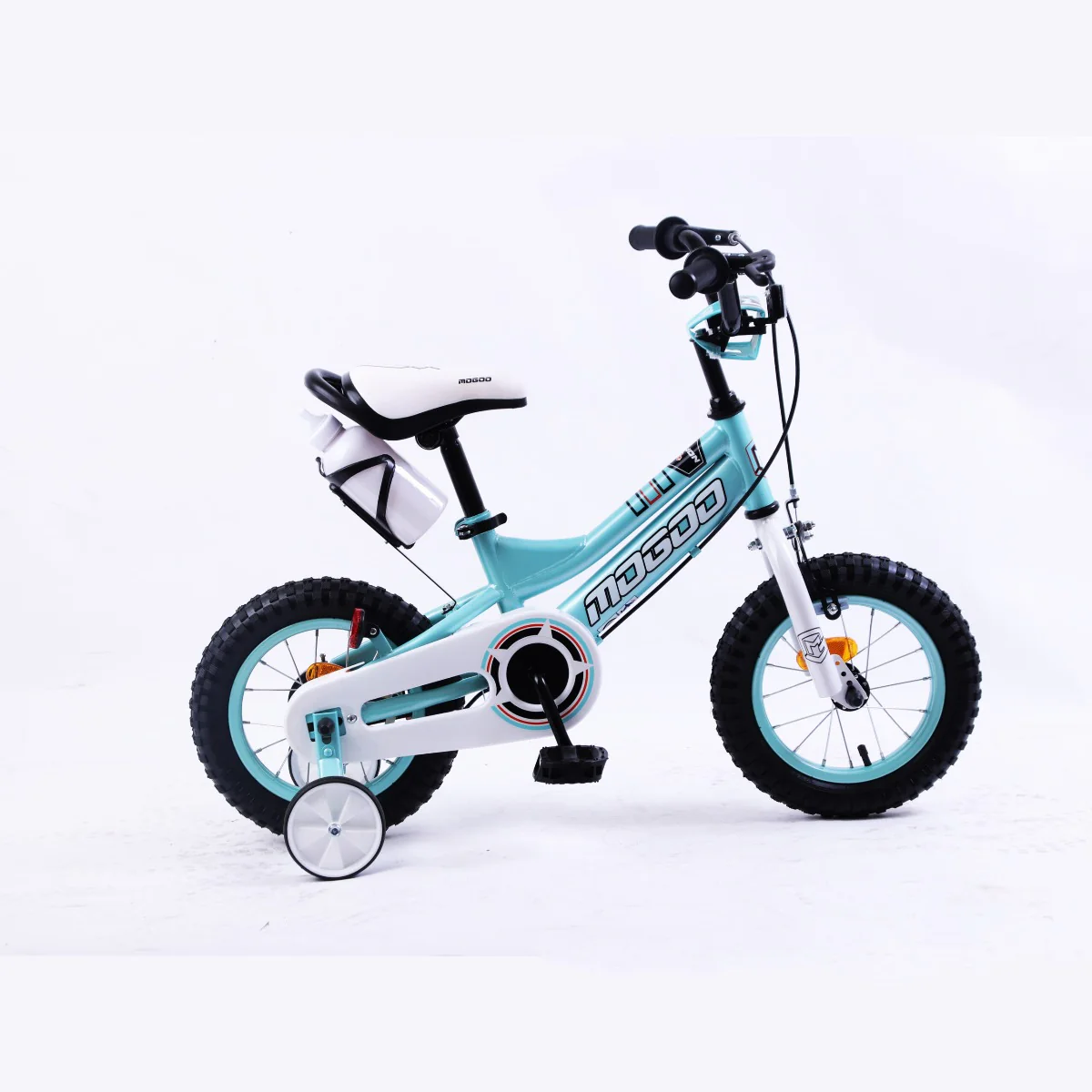 Mogoo Bicycle 16 Inch Bicycle Rayon Junior Green - Image 3
