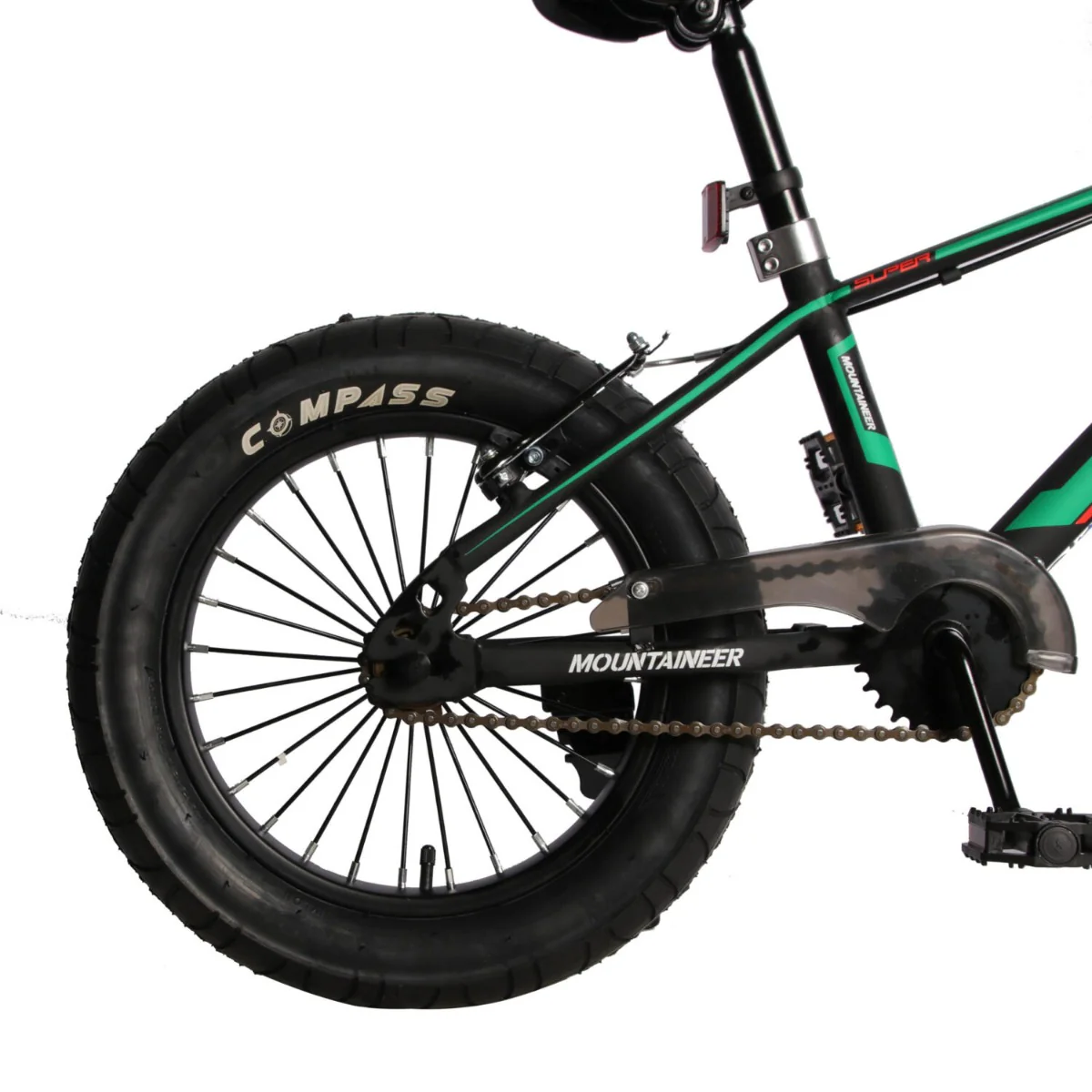 Mogoo Bicycle 16 Inch Mountaineer Green - Image 2