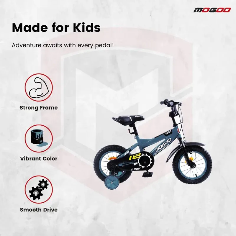 Mogoo Classic 16" Kids Bike – Green - Image 2
