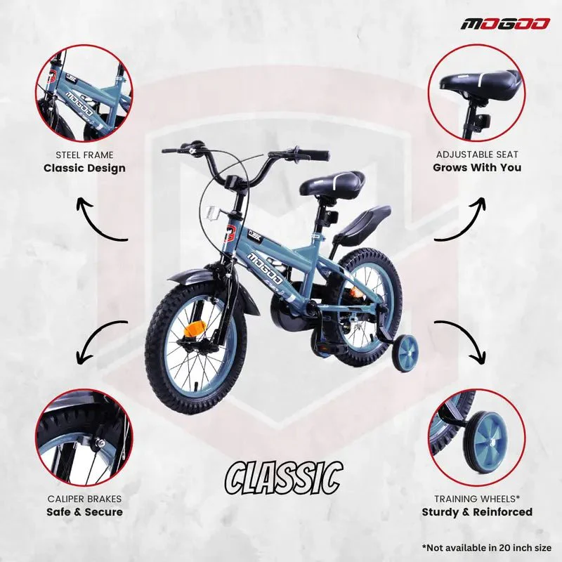 Mogoo Classic 16" Kids Bike – Green - Image 3