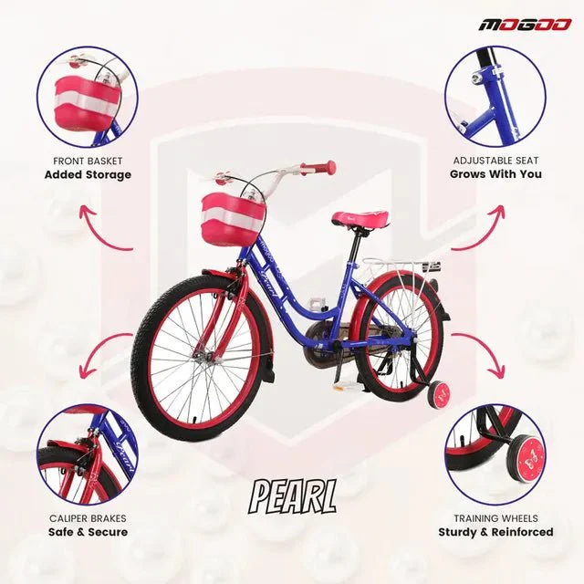 Mogoo Bicycle 16 Pearl Dark Blue - Image 4