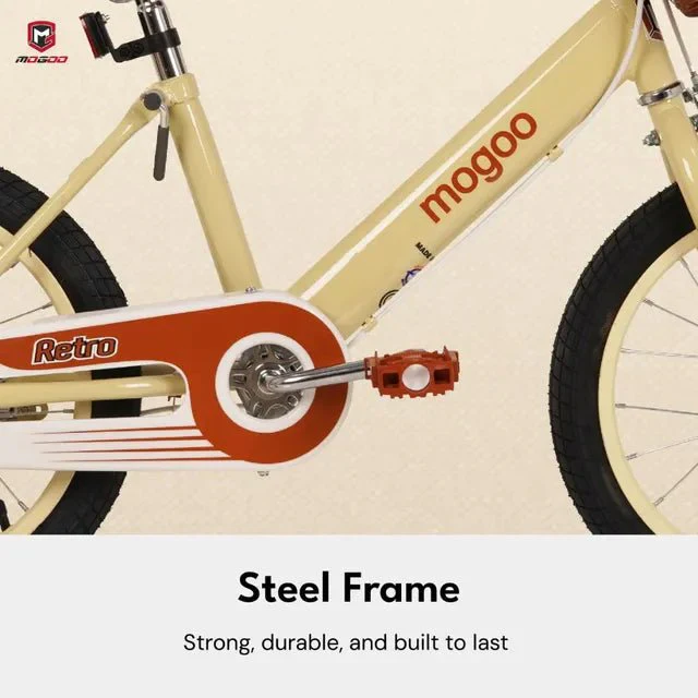 Mogoo Bicycle 16 Retro Beige - Image 6