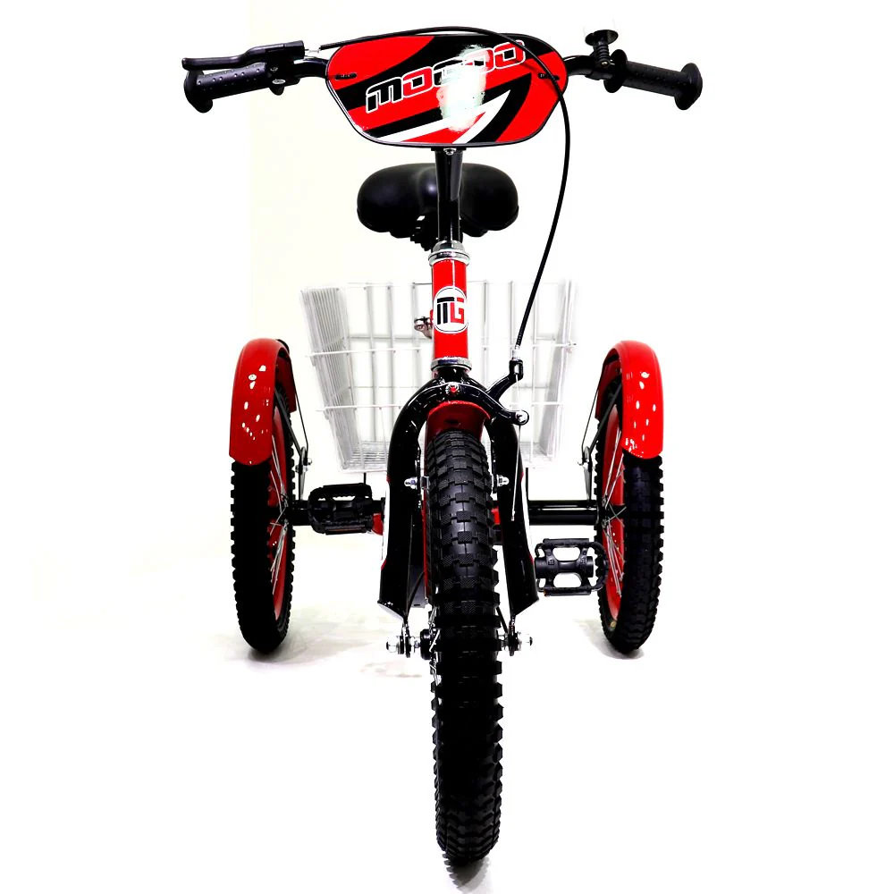 Mogoo Tricycle 16 Inches with Basket - Red