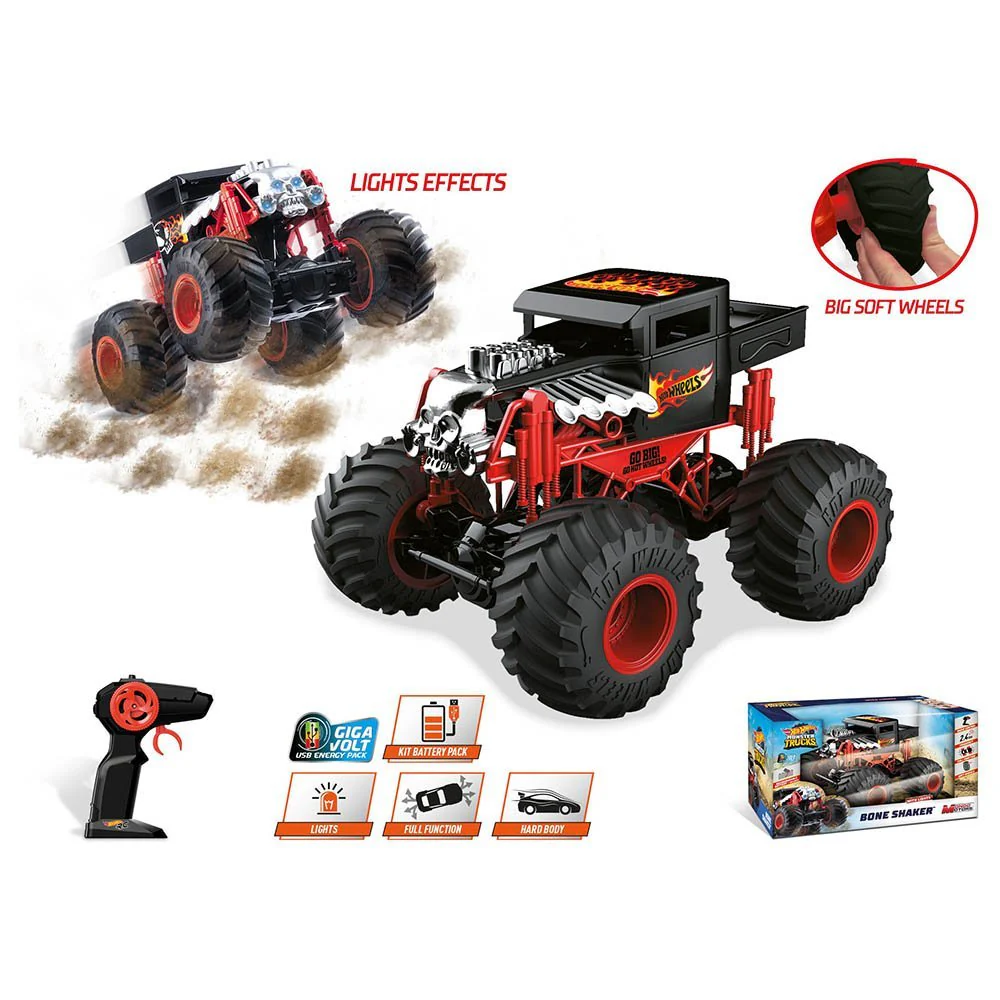 Mondo Hot Wheels RC Monster Truck Bone Shaker 2.4Ghz 63648 - Image 2