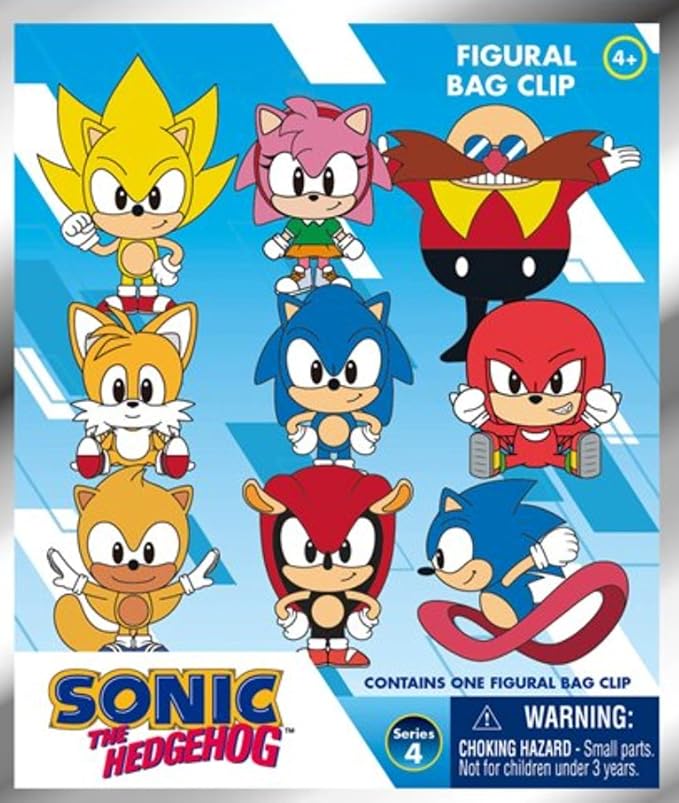 Monogram: Sonic 3D Foam Bag Clip, Series-4 MN36065 - Image 3