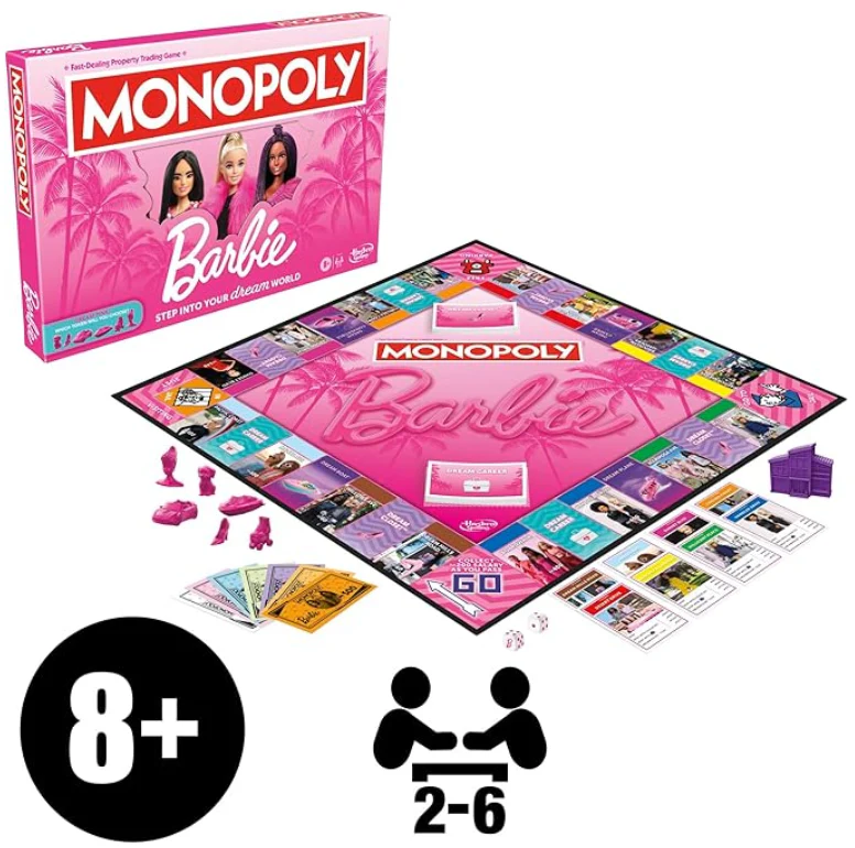 Monopoly Barbie Edition Board Game - Image 2