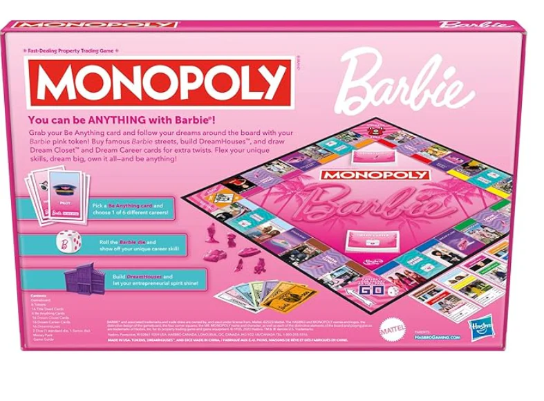 Monopoly Barbie Edition Board Game - Image 5